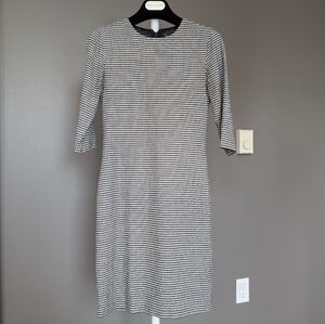 Alice + Olivia Black and White Houndstooth Dress